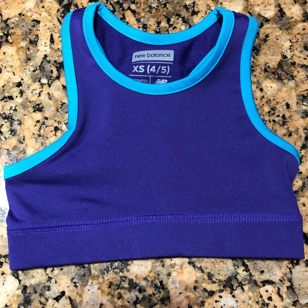 Kids sports Bra Blue and purple